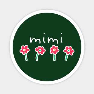 mimi flower Magnet